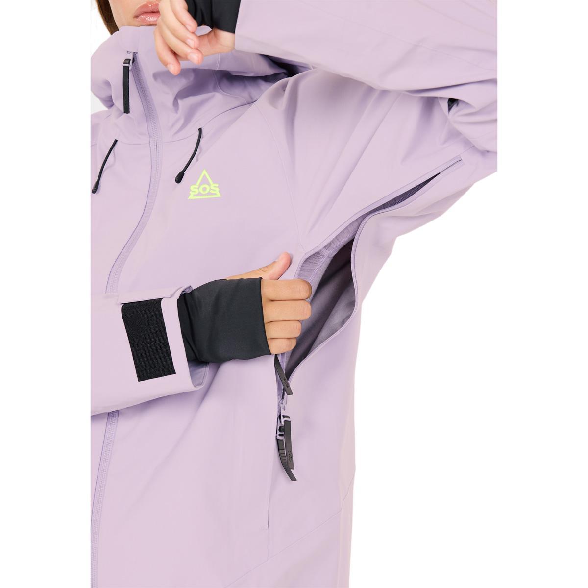 SOS Gravity Stretch Shell Skijakke Dame Wisteria