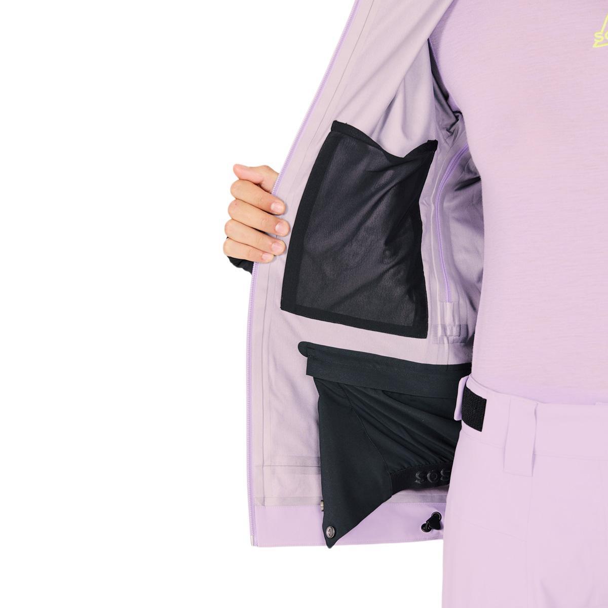 SOS Gravity Stretch Shell Skijakke Dame Wisteria