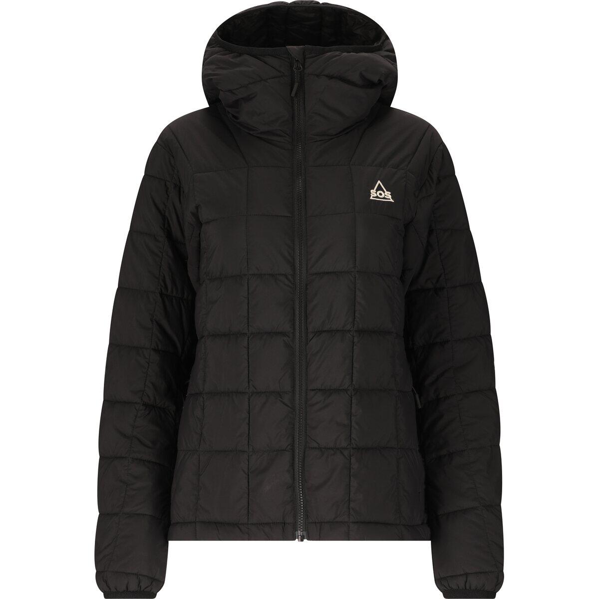 SOS Haumea Insulated Packable Dunjakke Dame Black