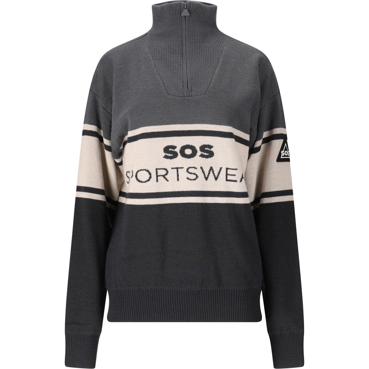 SOS Idre Windstopper Strikkegenser Unisex Turbulence