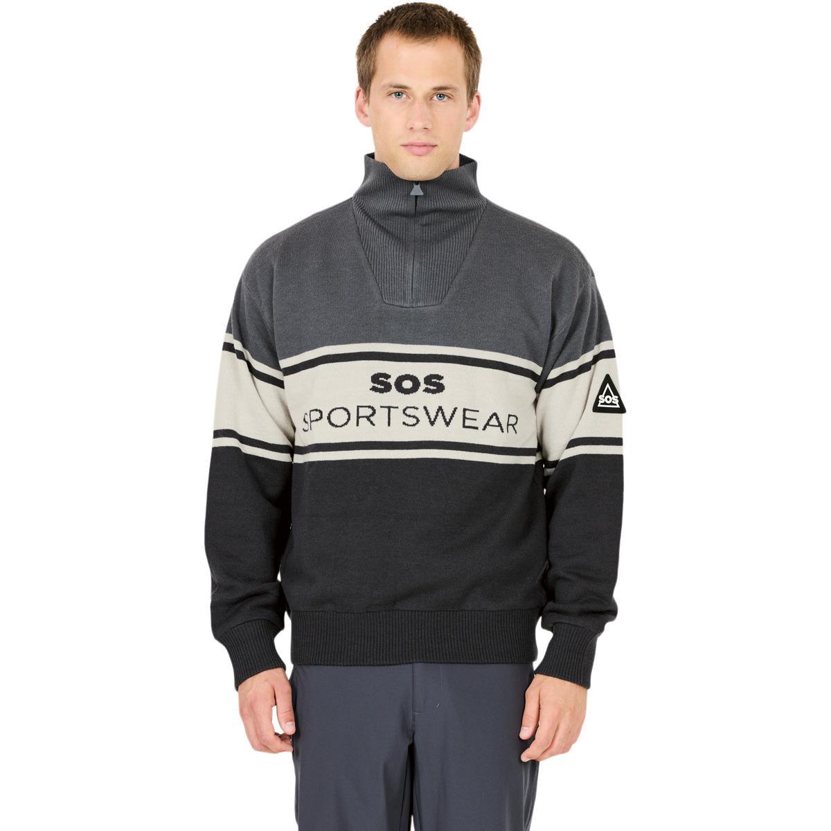 SOS Idre Windstopper Strikkegenser Unisex Turbulence