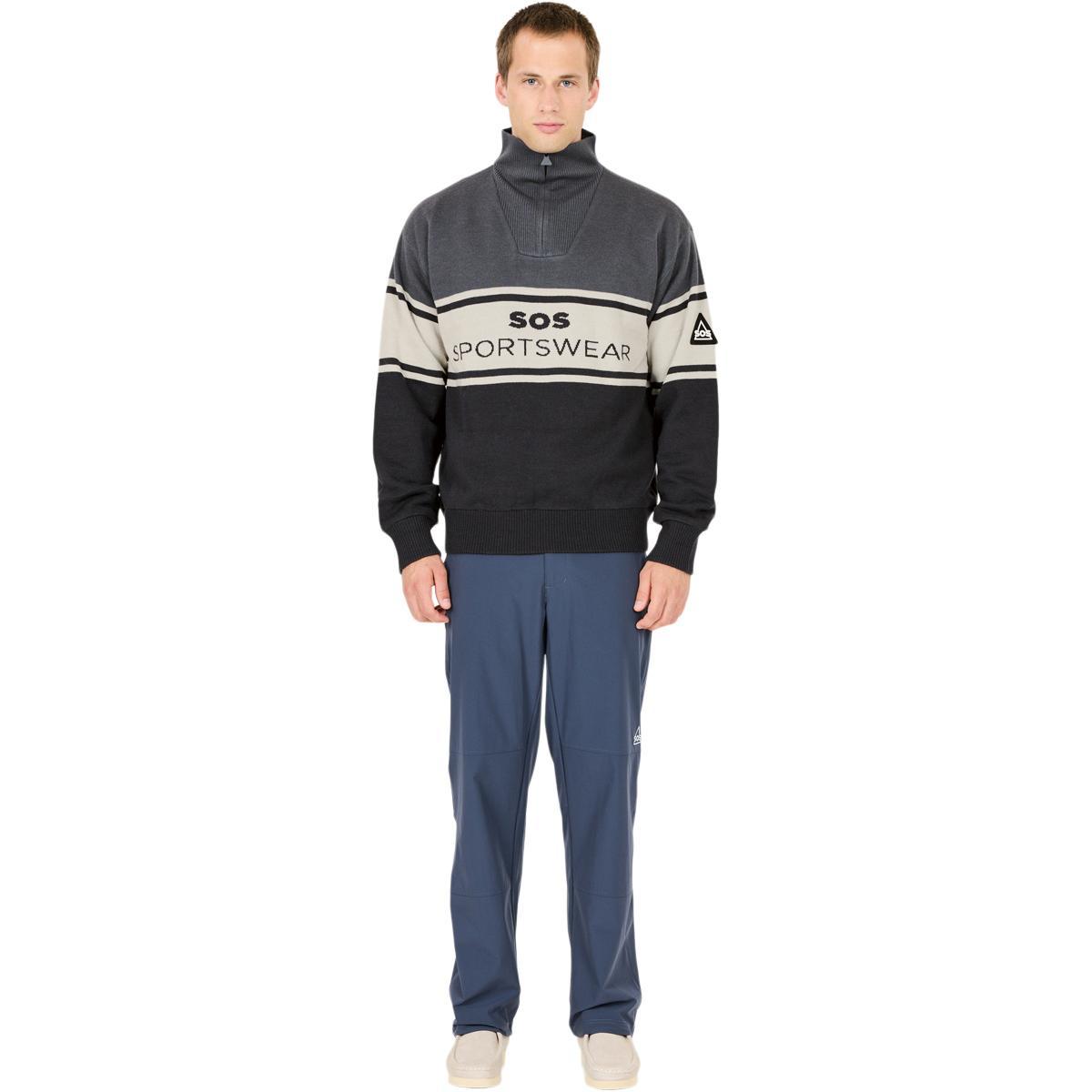SOS Idre Windstopper Strikkegenser Unisex Turbulence