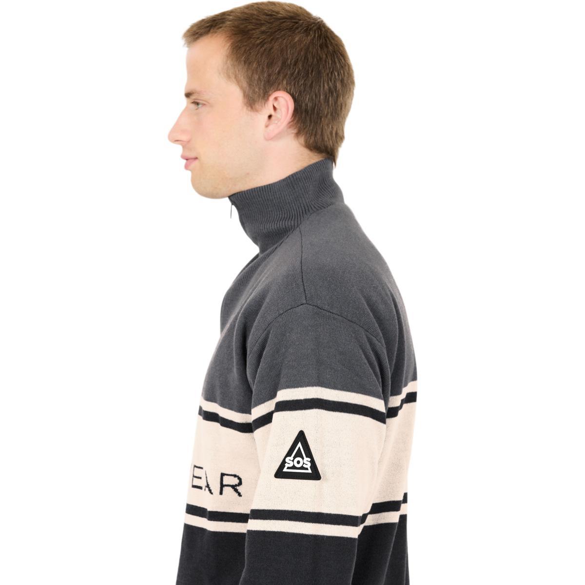 SOS Idre Windstopper Strikkegenser Unisex Turbulence