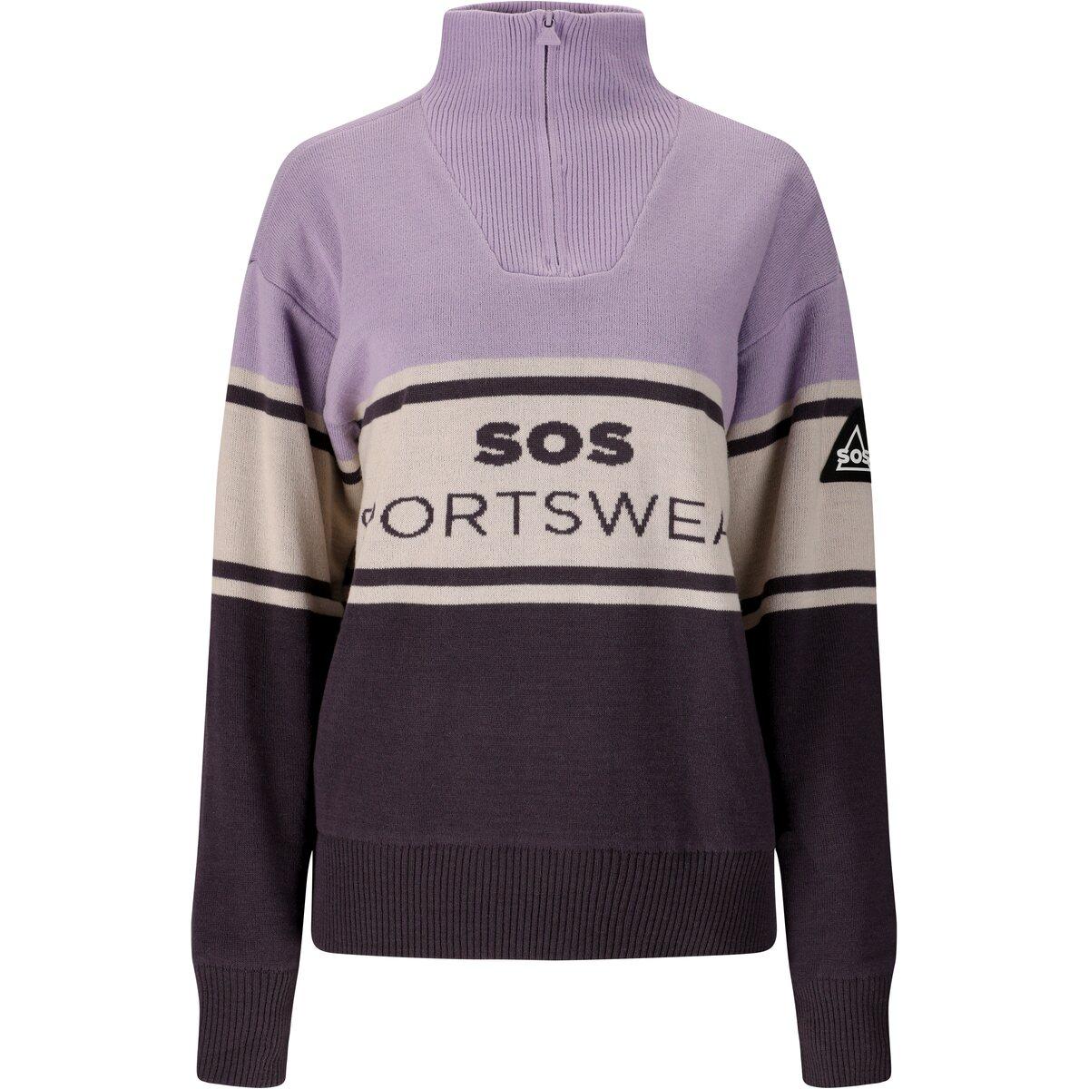 SOS Idre Windstopper Strikkegenser Unisex Wisteria