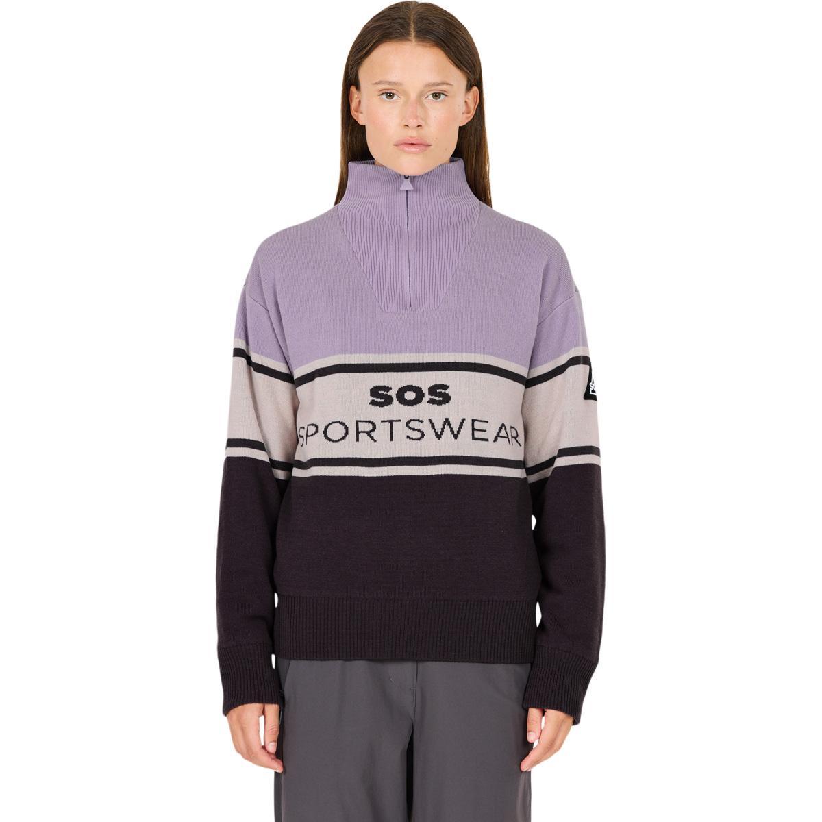 SOS Idre Windstopper Strikkegenser Unisex Wisteria