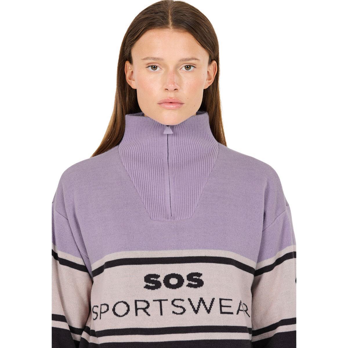 SOS Idre Windstopper Strikkegenser Unisex Wisteria