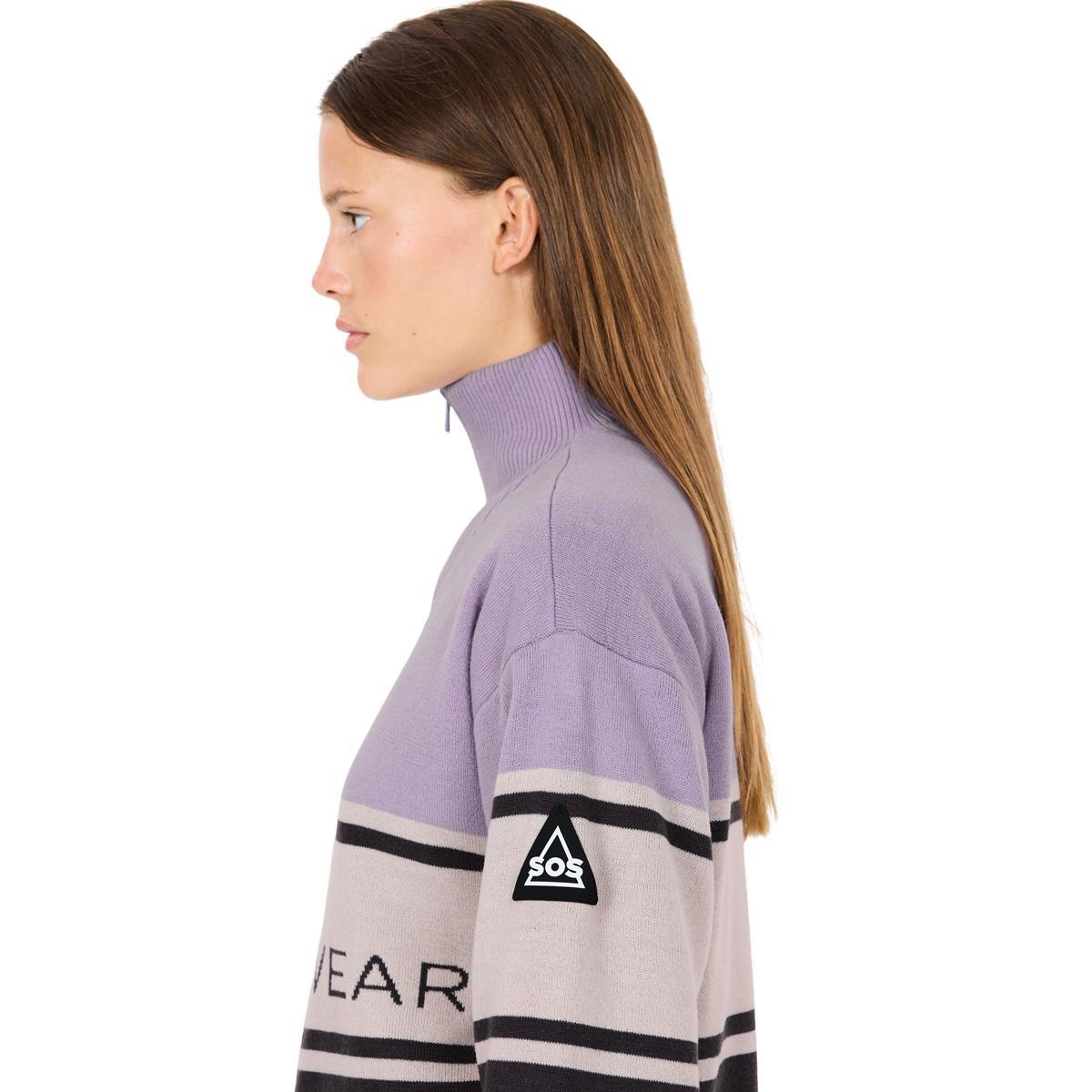 SOS Idre Windstopper Strikkegenser Unisex Wisteria