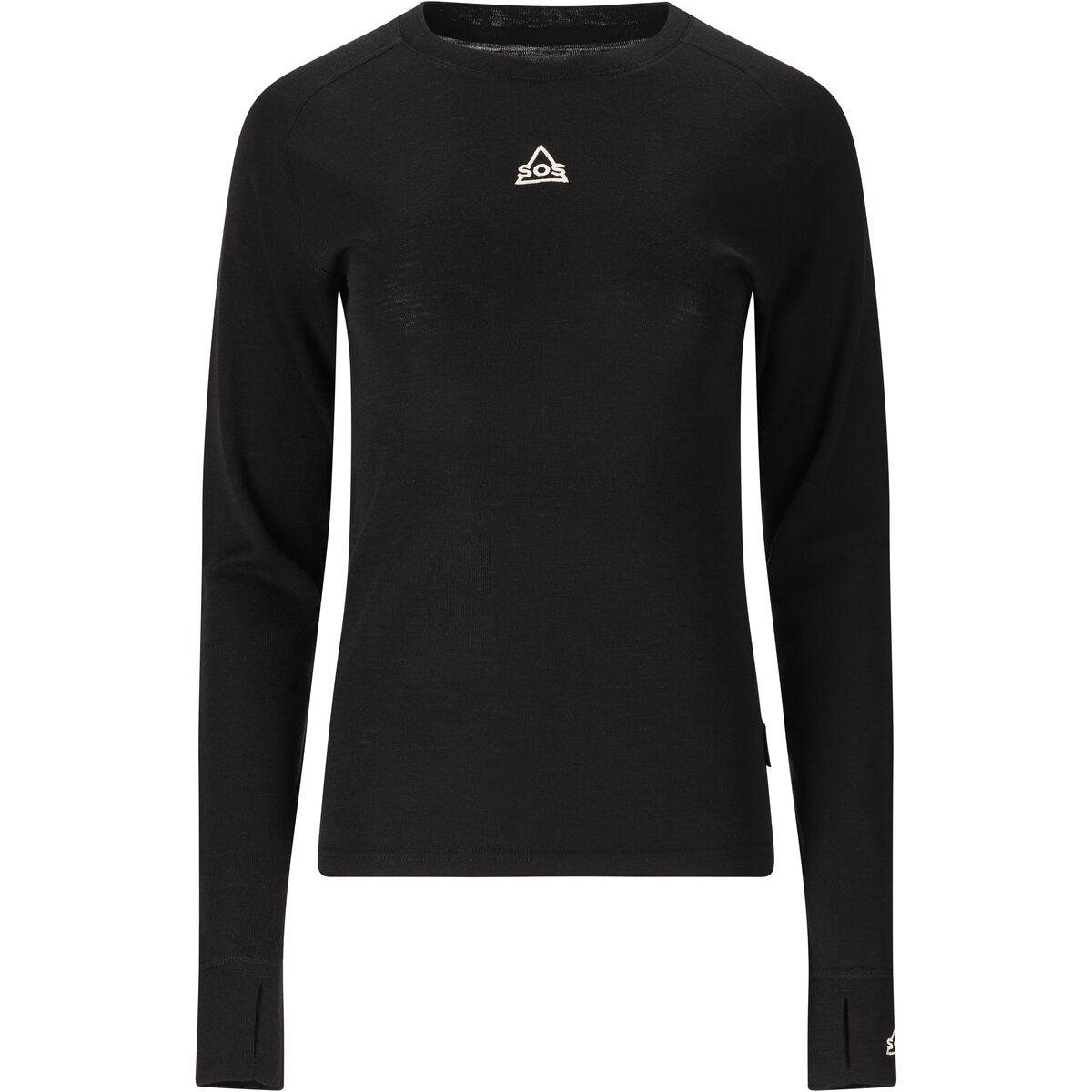 SOS Polaris Merino Ulltrøye Dame Black