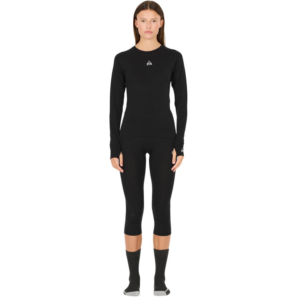 SOS Polaris Merino Ulltrøye Dame Black