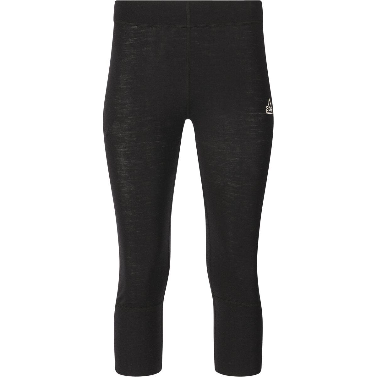 SOS Polaris 3/4 Merino Ullongs Dame Black