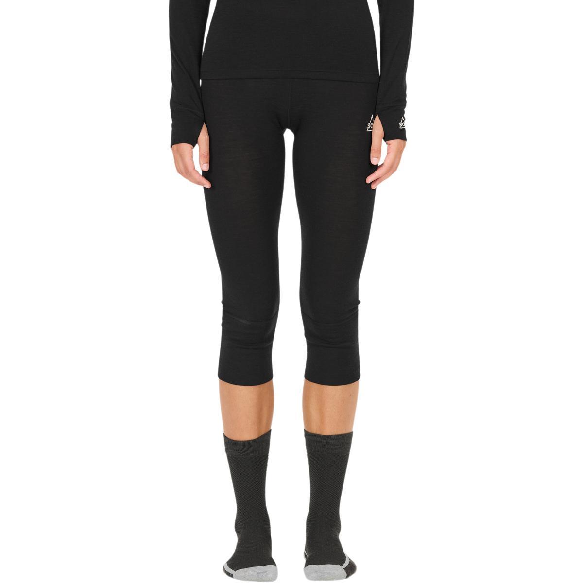 SOS Polaris 3/4 Merino Ullongs Dame Black