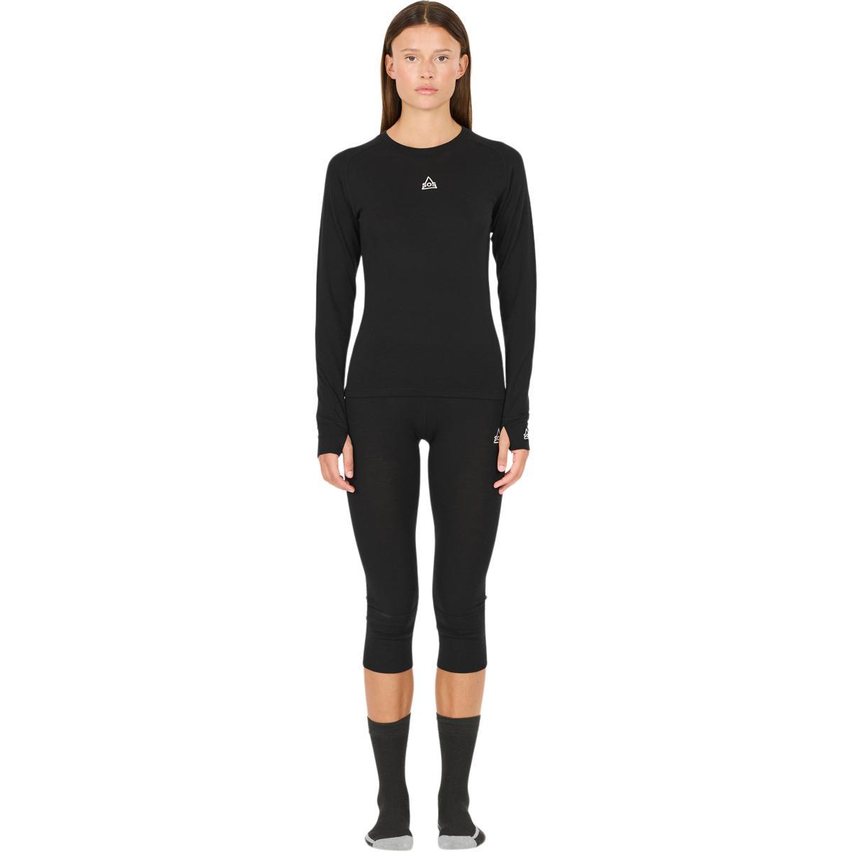 SOS Polaris 3/4 Merino Ullongs Dame Black