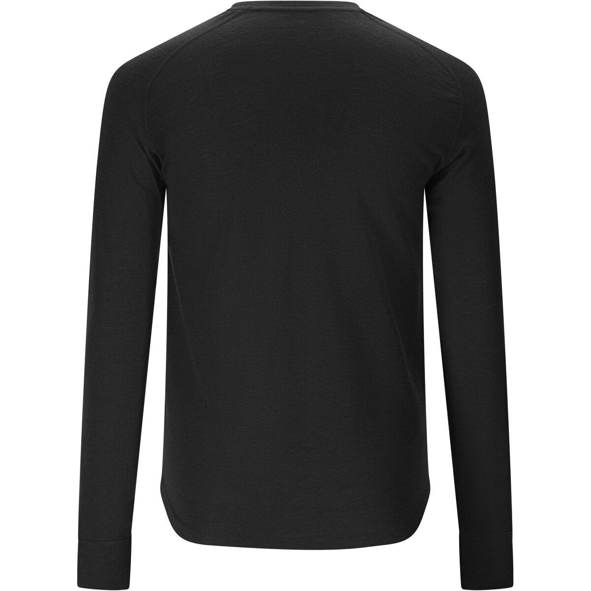 SOS Polaris Merinould Skiundertrøje Herre Black