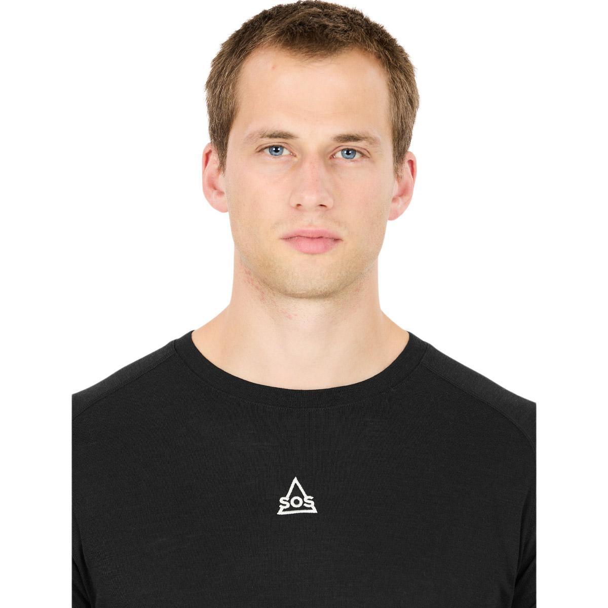 SOS Polaris Merinould Skiundertrøje Herre Black