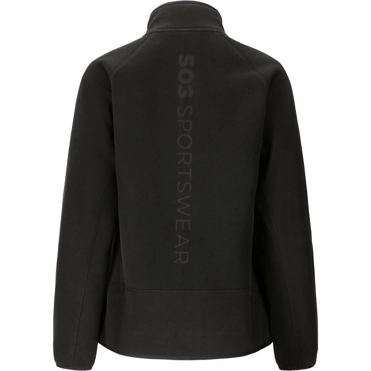 SOS Draco Fleecejakke Dame Black