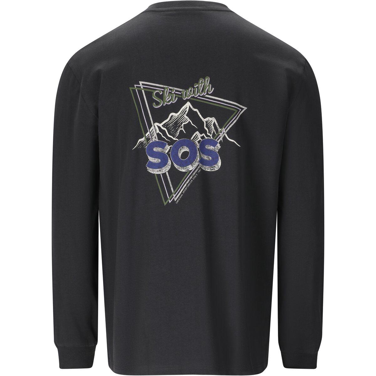 SOS Liftoff Langærmet T-shirt Herre Blue Graphite