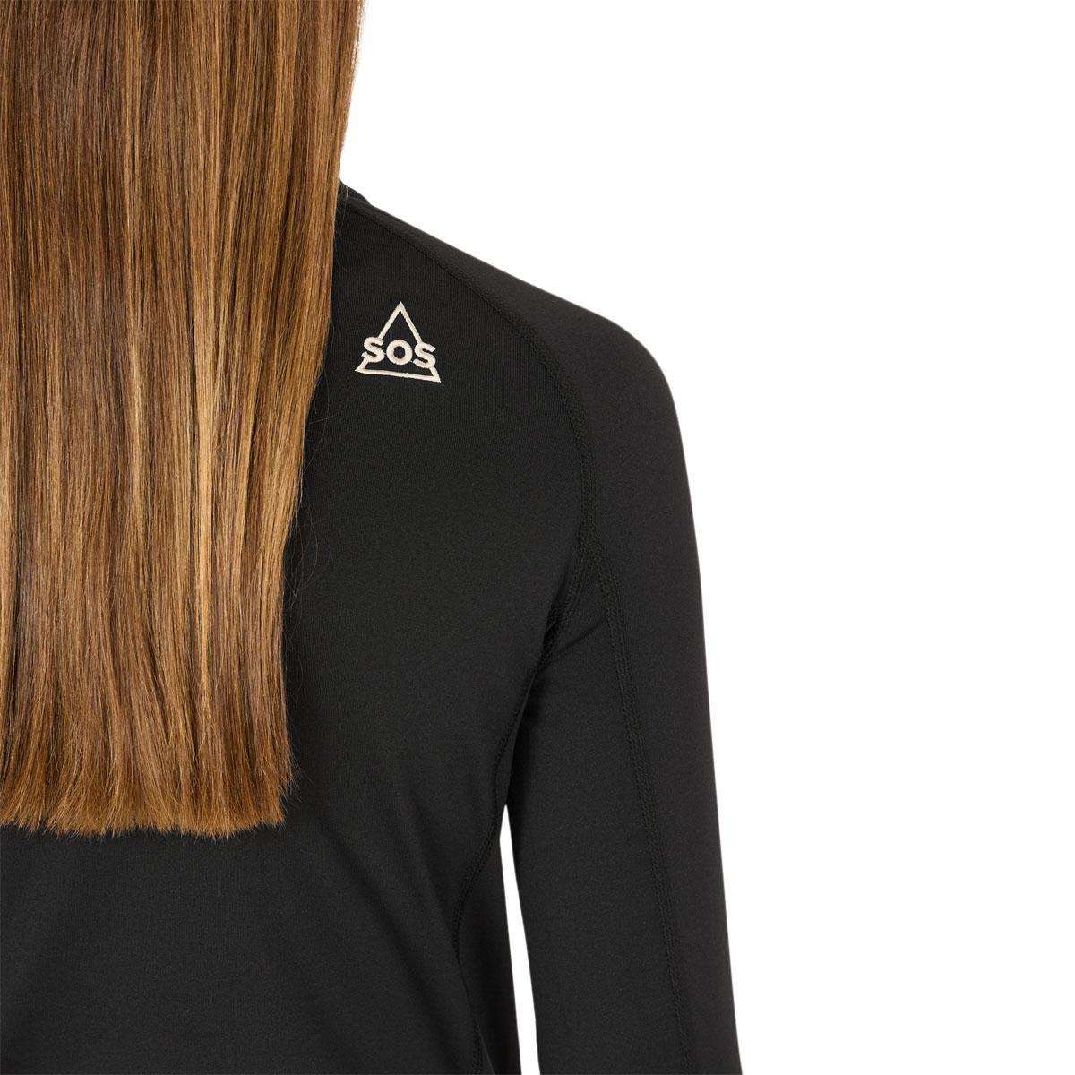 SOS Stratos Half Zip Superundertøy Trøye Dame Black