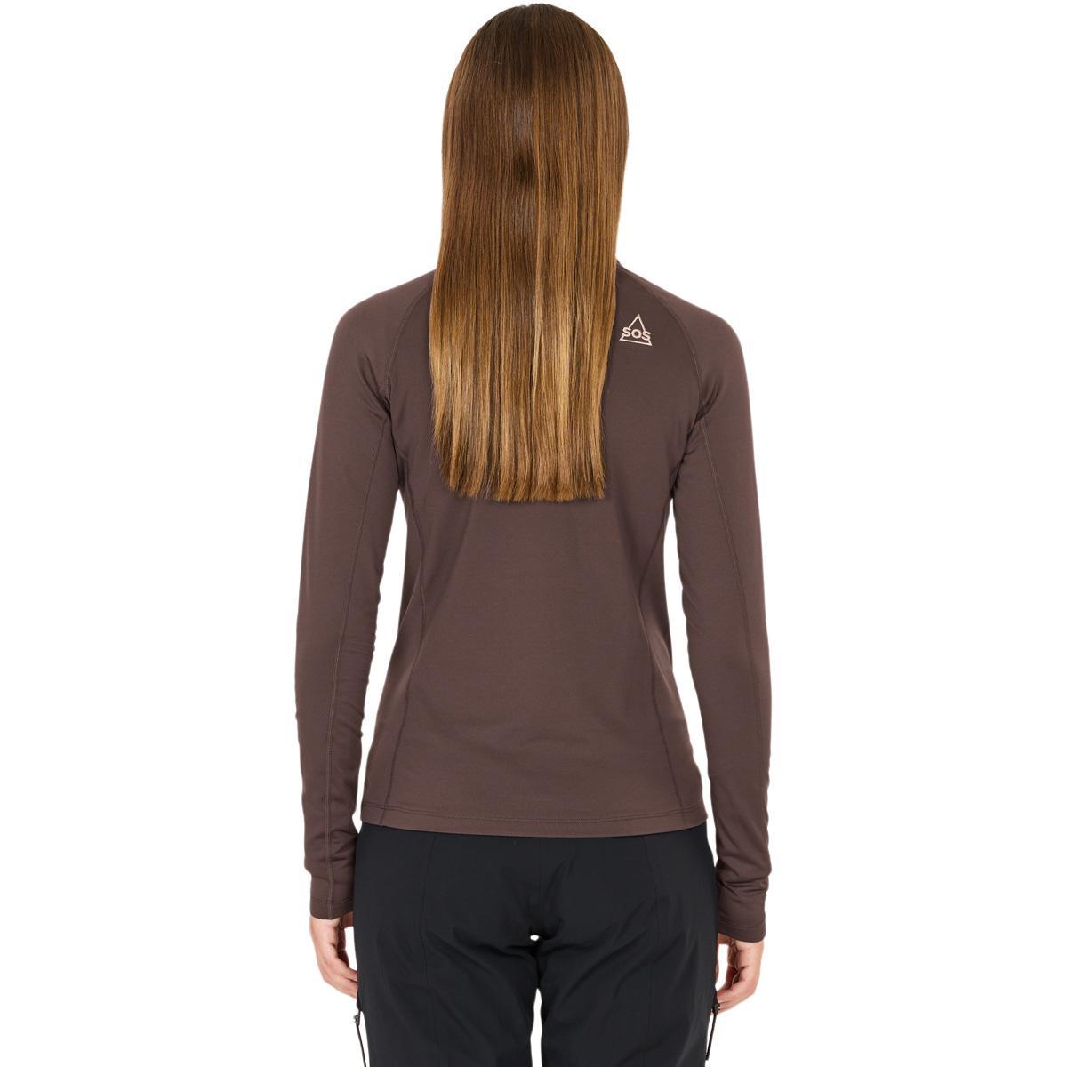 SOS Stratos Half Zip Superundertøy Trøye Dame Shale Mud