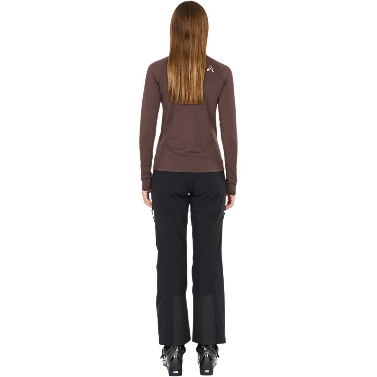 SOS Stratos Half Zip Superundertøy Trøye Dame Shale Mud