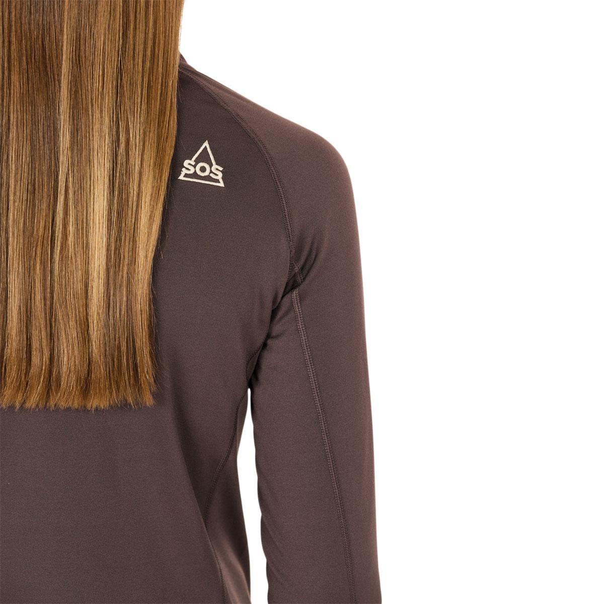 SOS Stratos Half Zip Superundertøy Trøye Dame Shale Mud