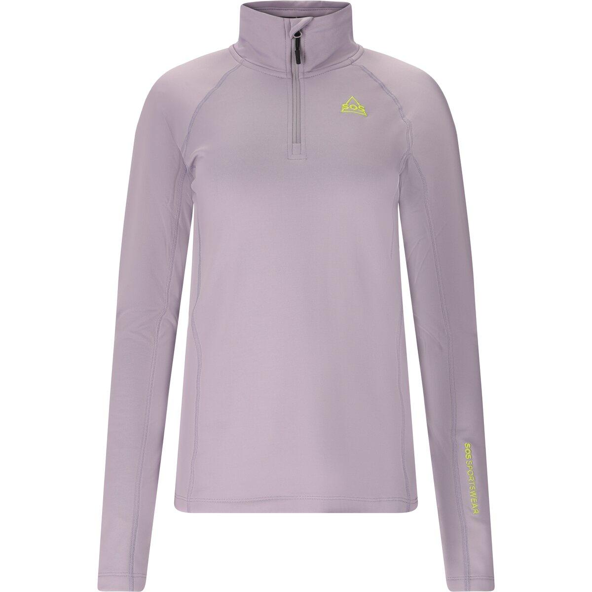 SOS Stratos Half Zip Superundertøy Trøye Dame Wisteria