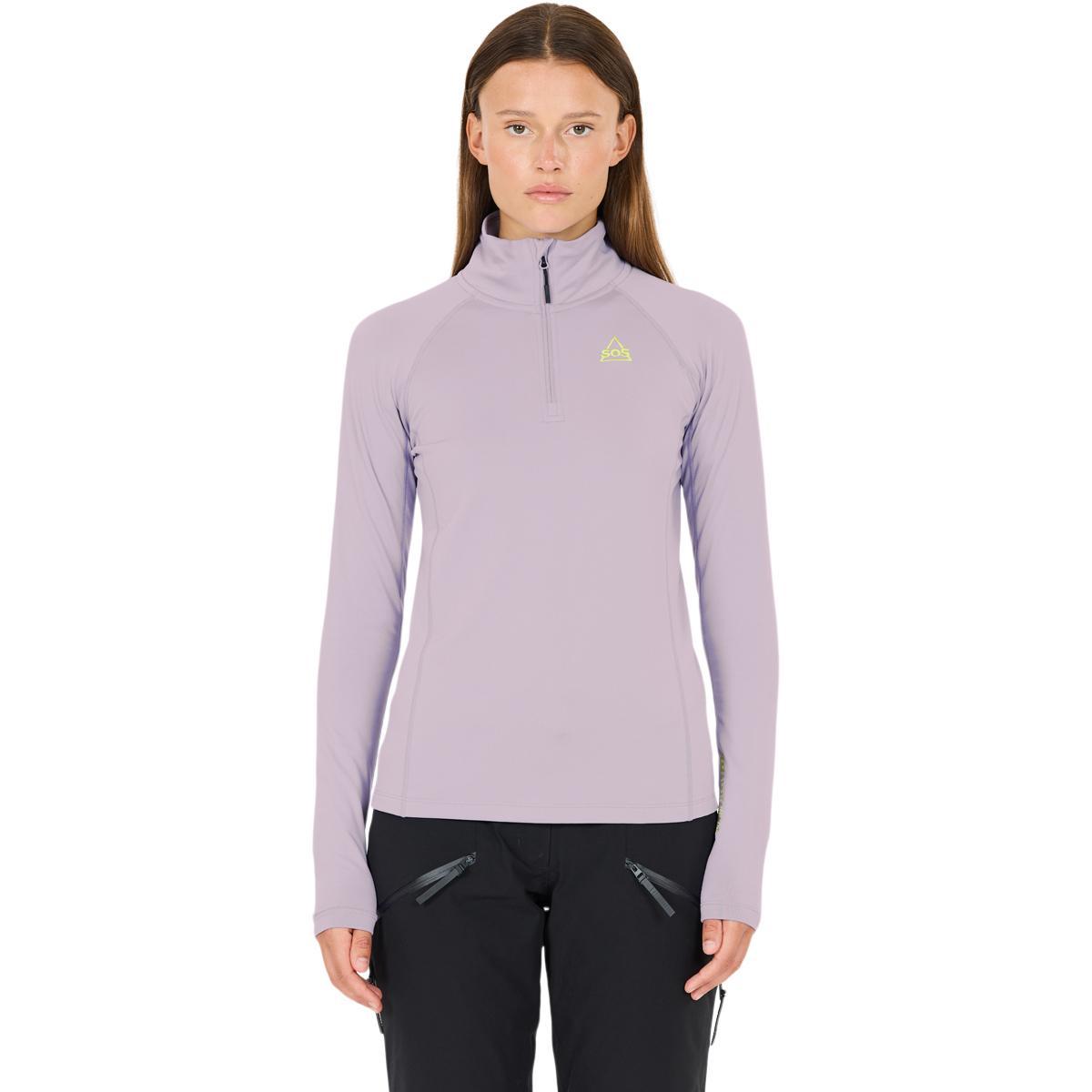 SOS Stratos Half Zip Superundertøy Trøye Dame Wisteria