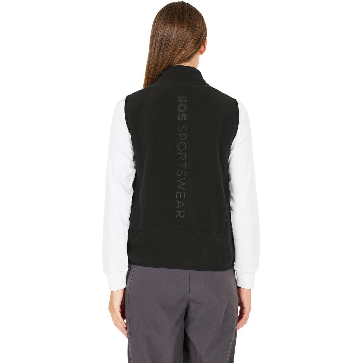 SOS Draco Fleece Vest Dame Black