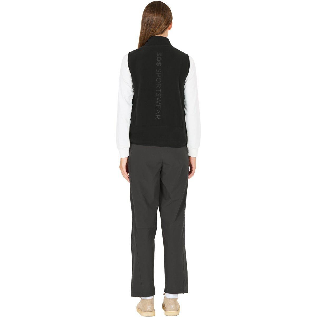 SOS Draco Fleece Vest Dame Black