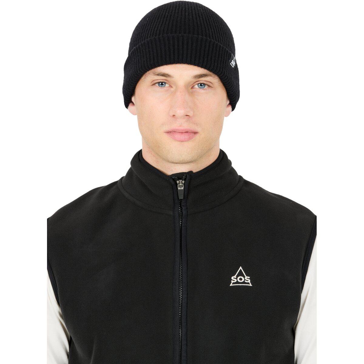 SOS Draco Fleece Vest Herre Black