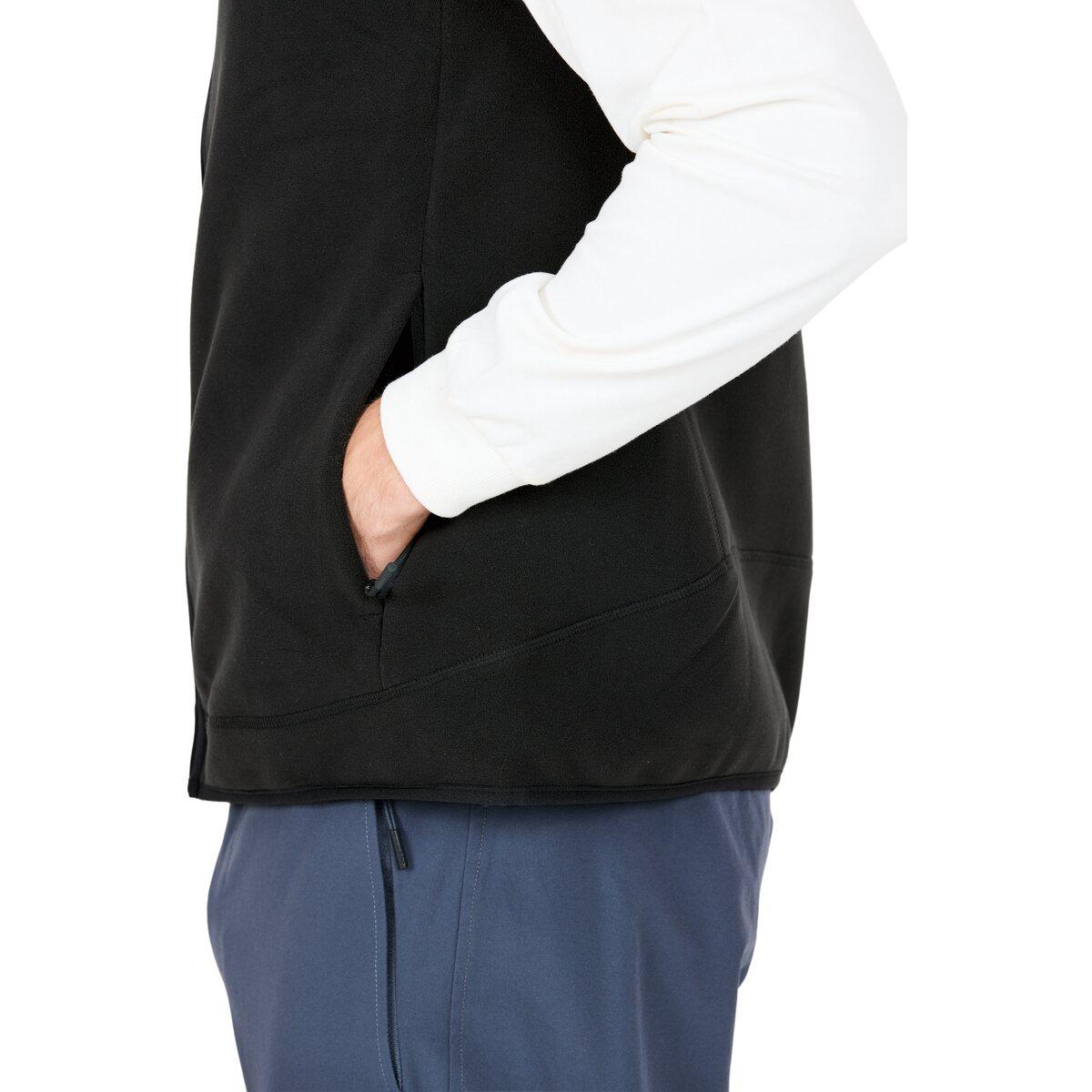 SOS Draco Fleece Vest Herre Black