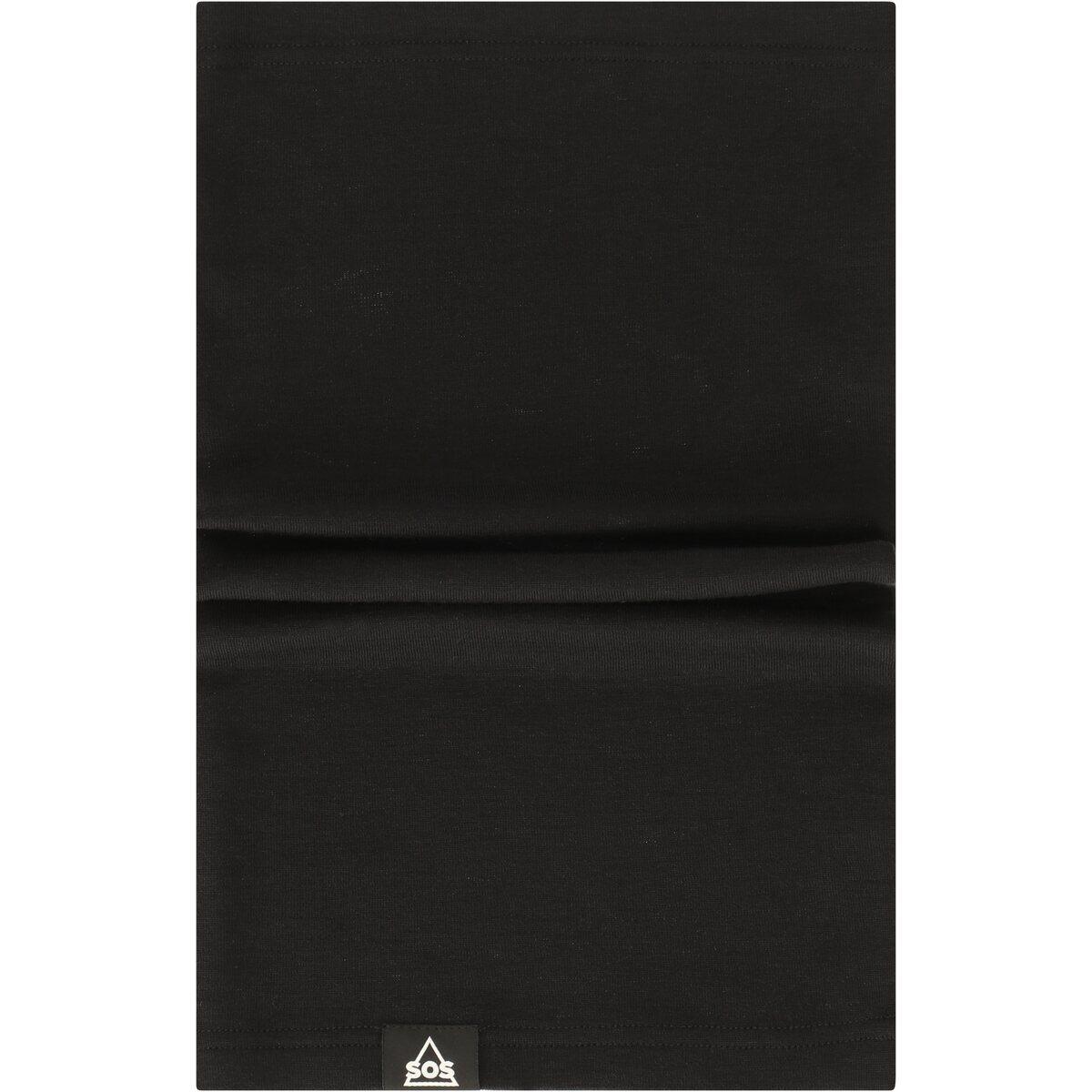 SOS Polaris Merinoull Halsvarmer Black