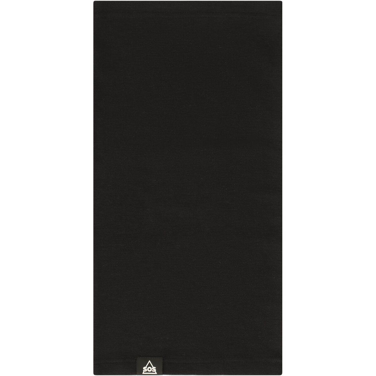 SOS Polaris Merinoull Halsvarmer Black