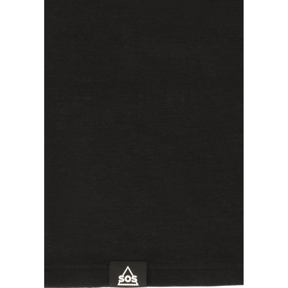 SOS Polaris Merinoull Halsvarmer Black