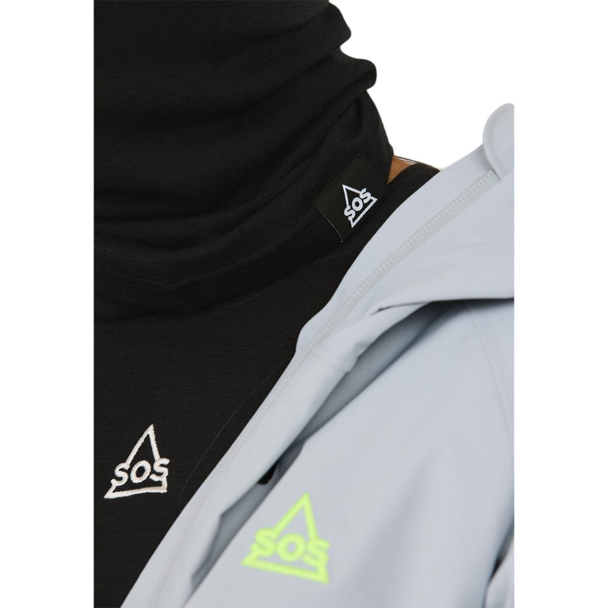 SOS Polaris Merinoull Halsvarmer Black