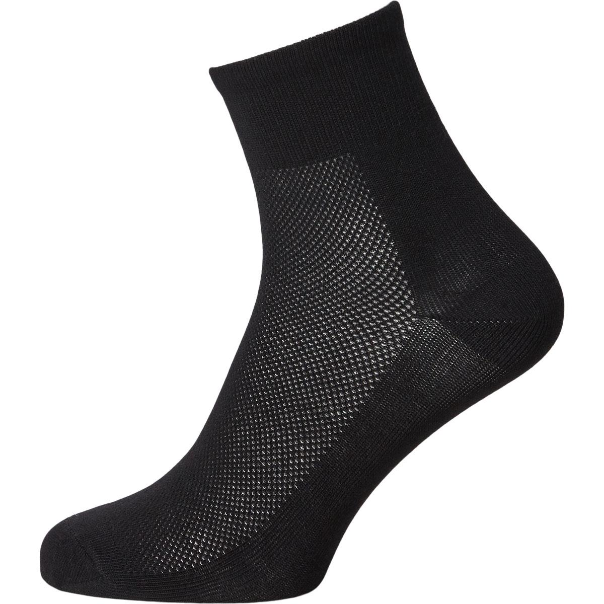Mesh 4-Pack Bambus Ankelstrømper Black