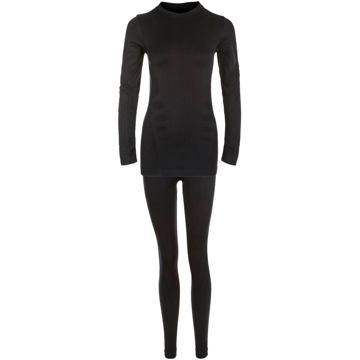 Whistler Mall Seamless Skiundertøj Dame Black