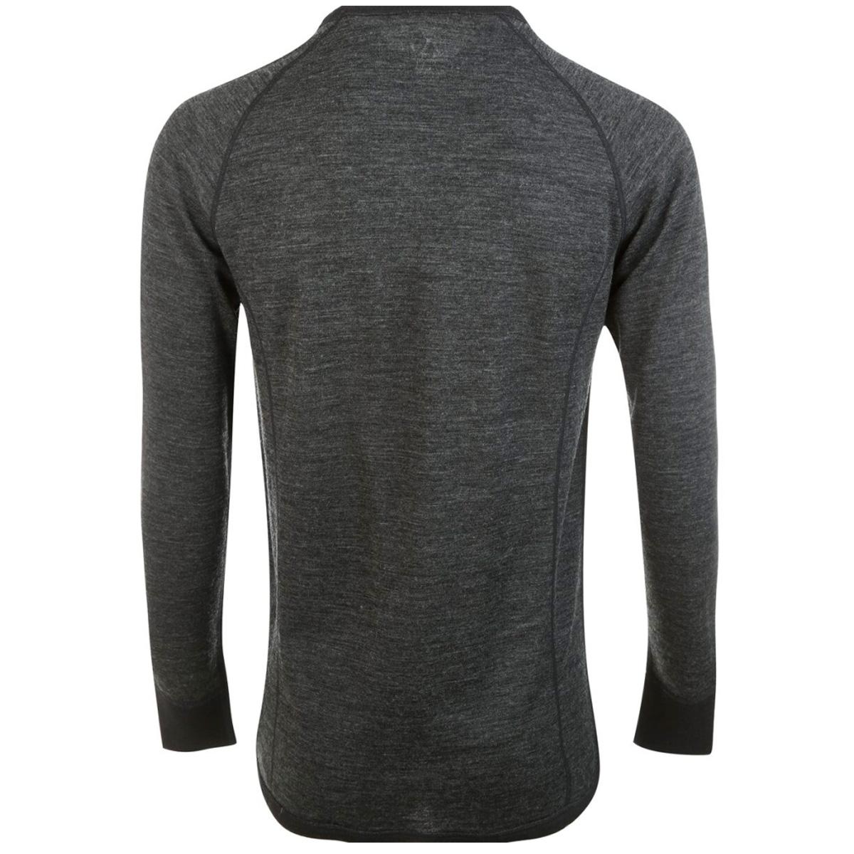 Whistler Bradley Merinould Skiundertrøje Herre Dark Grey Melange