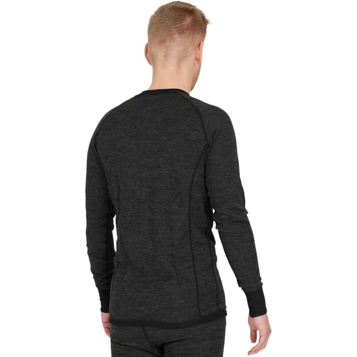 Whistler Bradley Merinould Skiundertrøje Herre Dark Grey Melange