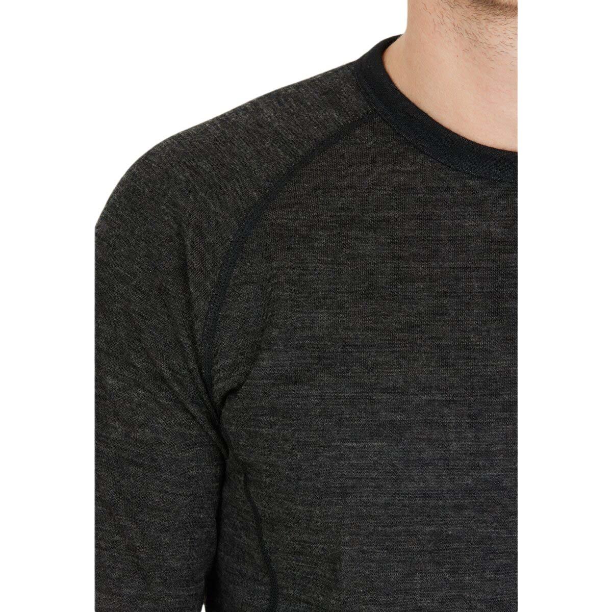 Whistler Bradley Merinould Skiundertrøje Herre Dark Grey Melange