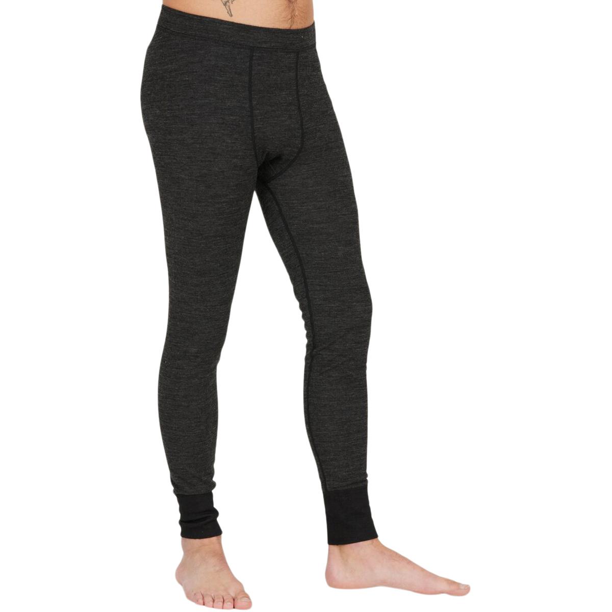Whistler Bradley Merinould Skiunderbukser Herre Dark Grey Melange