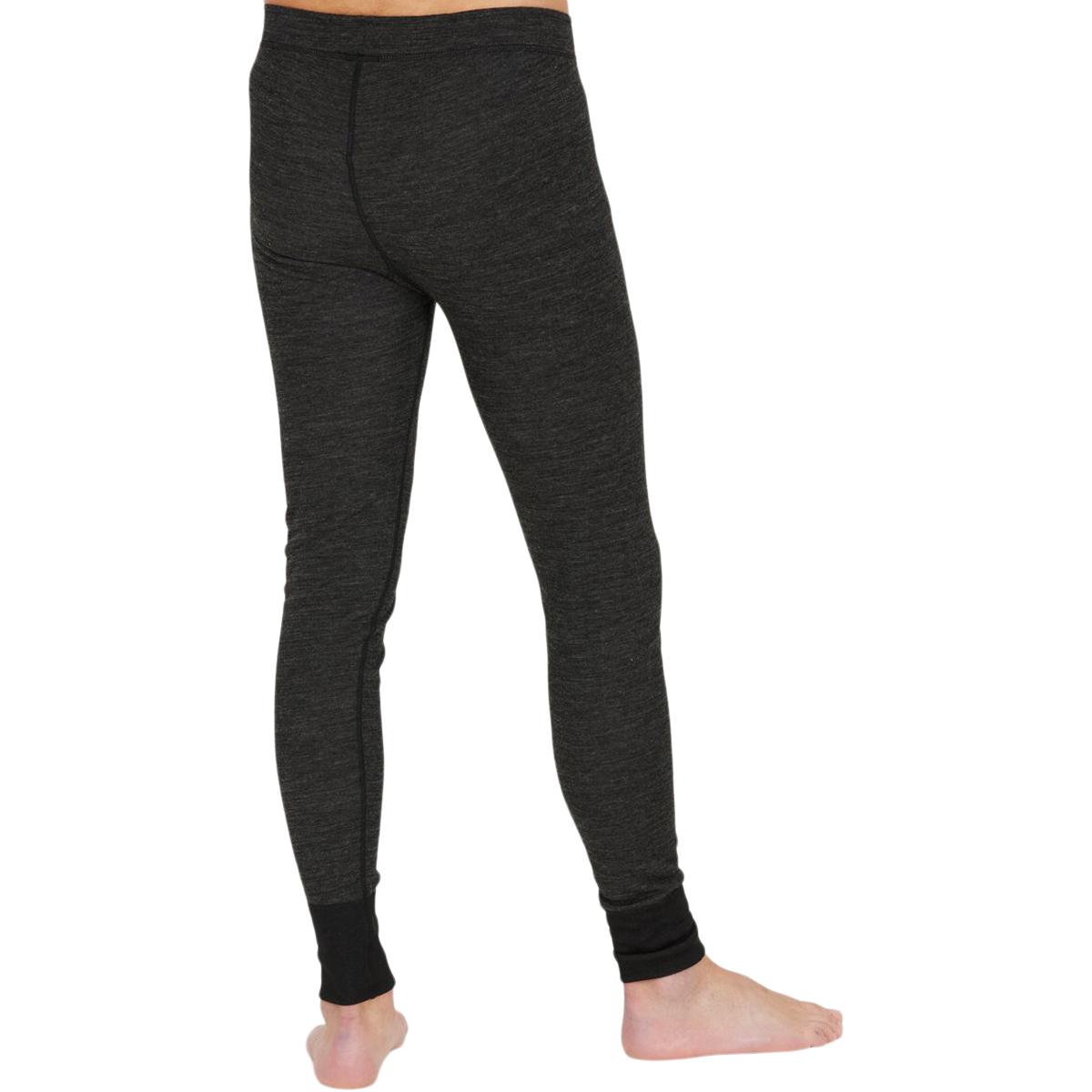 Whistler Bradley Merinould Skiunderbukser Herre Dark Grey Melange