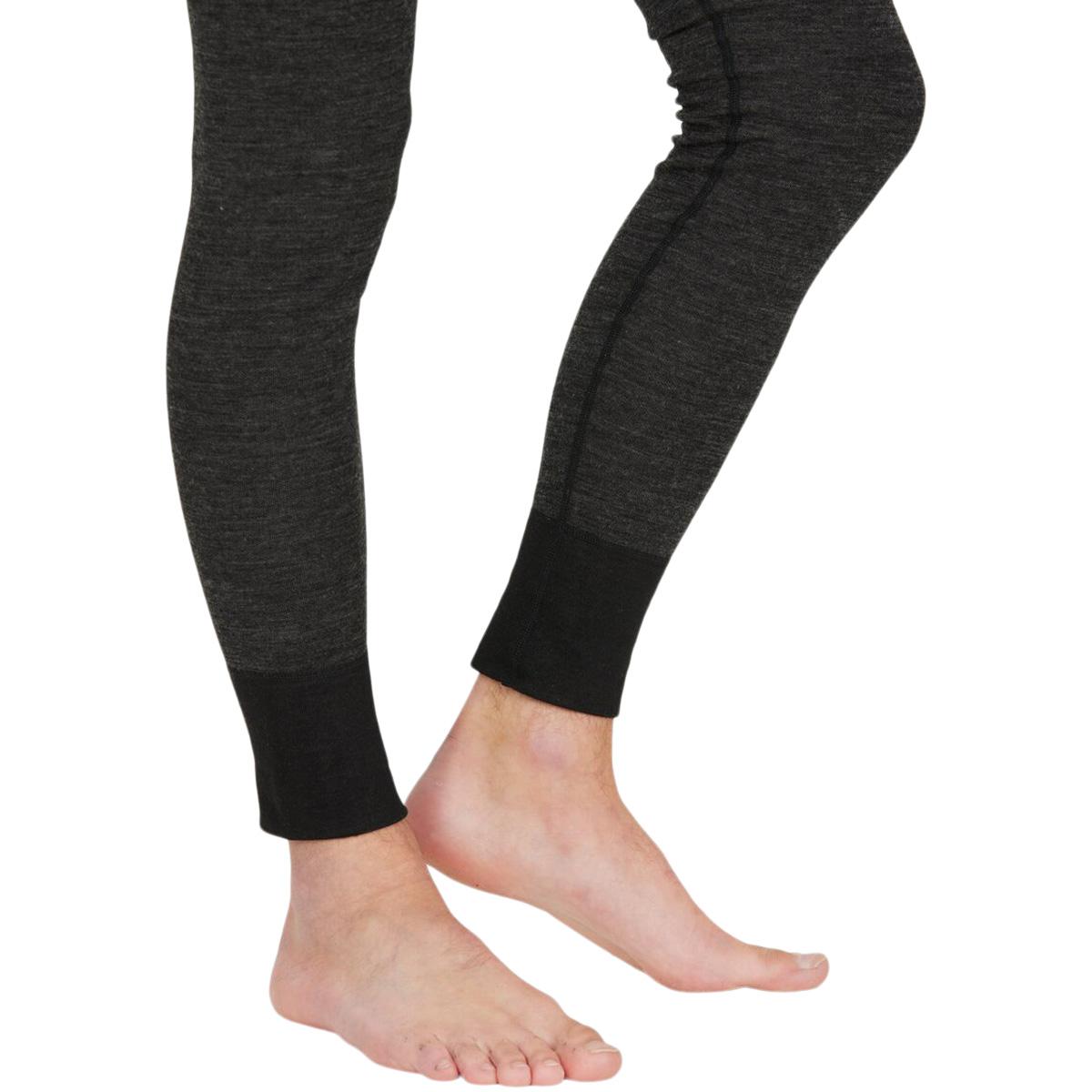 Whistler Bradley Merinould Skiunderbukser Herre Dark Grey Melange