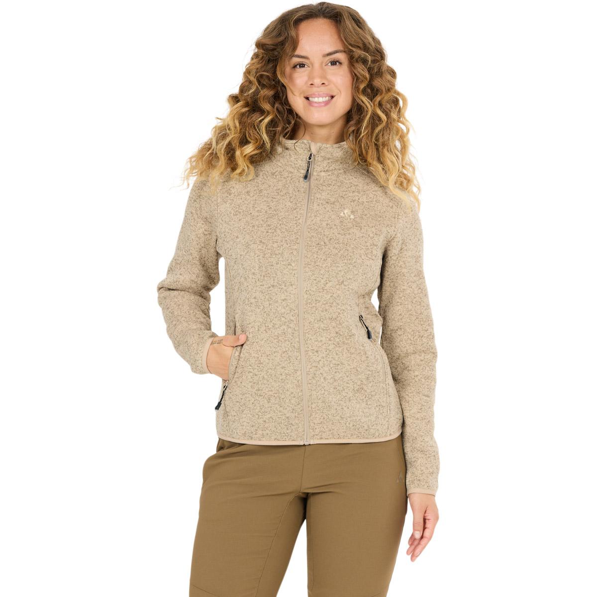 Whistler Maleo Fleecejakke Dame Oatmeal