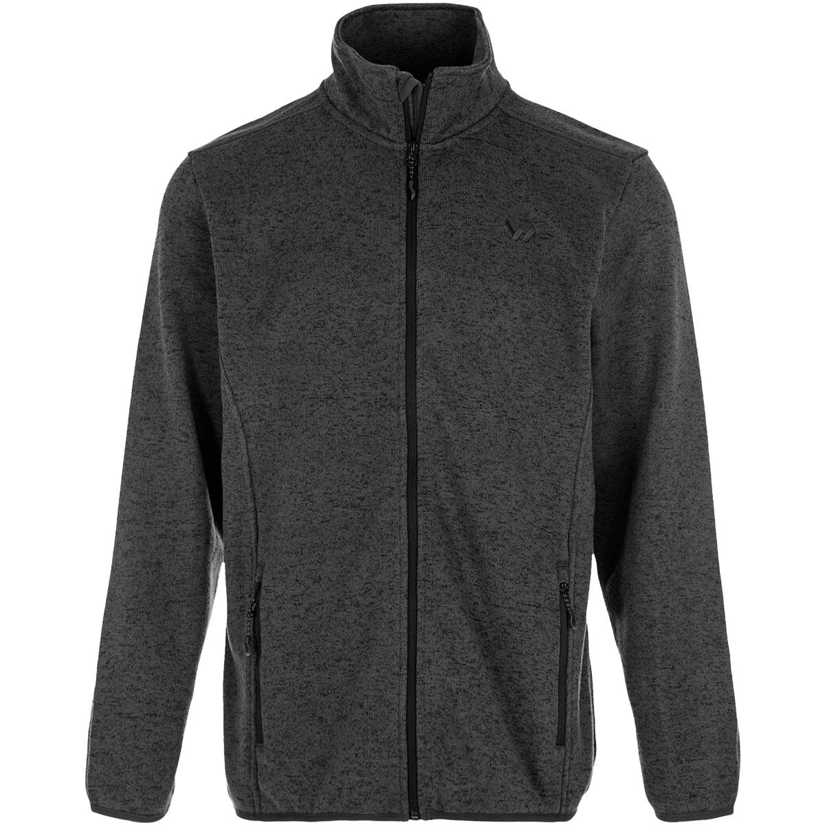 Whistler Pareman Fleecejakke Herre Dark Grey Melange