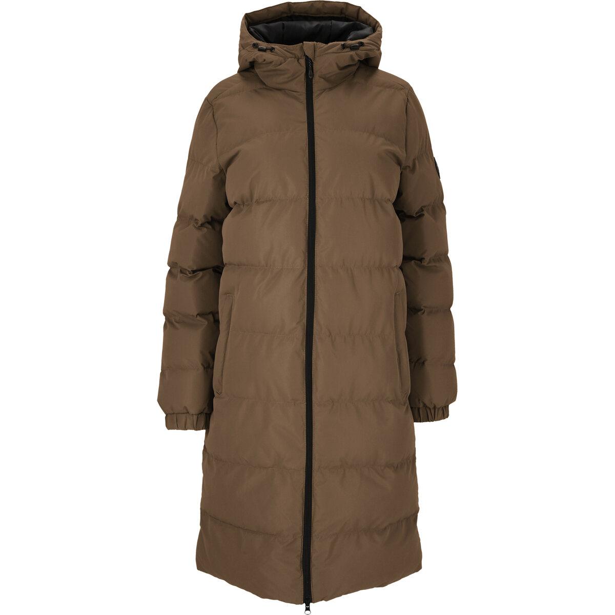 Whistler Abella Padded Parka Vinterjakke Dame Chocolate Chip