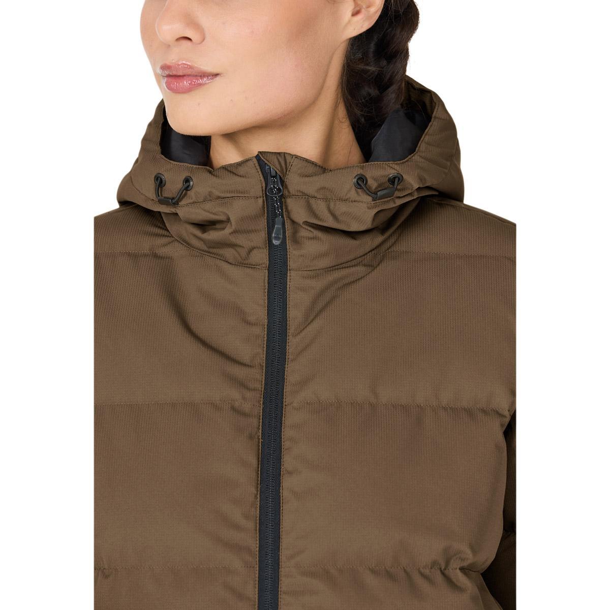 Whistler Abella Padded Parka Vinterjakke Dame Chocolate Chip