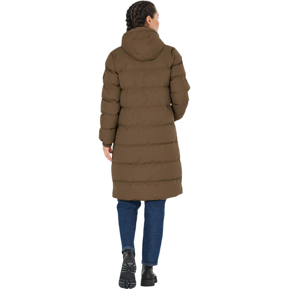 Whistler Abella Padded Parka Vinterjakke Dame Chocolate Chip