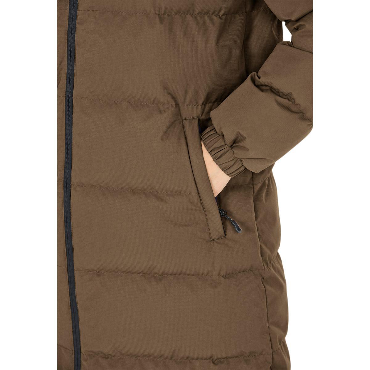 Whistler Abella Padded Parka Vinterjakke Dame Chocolate Chip