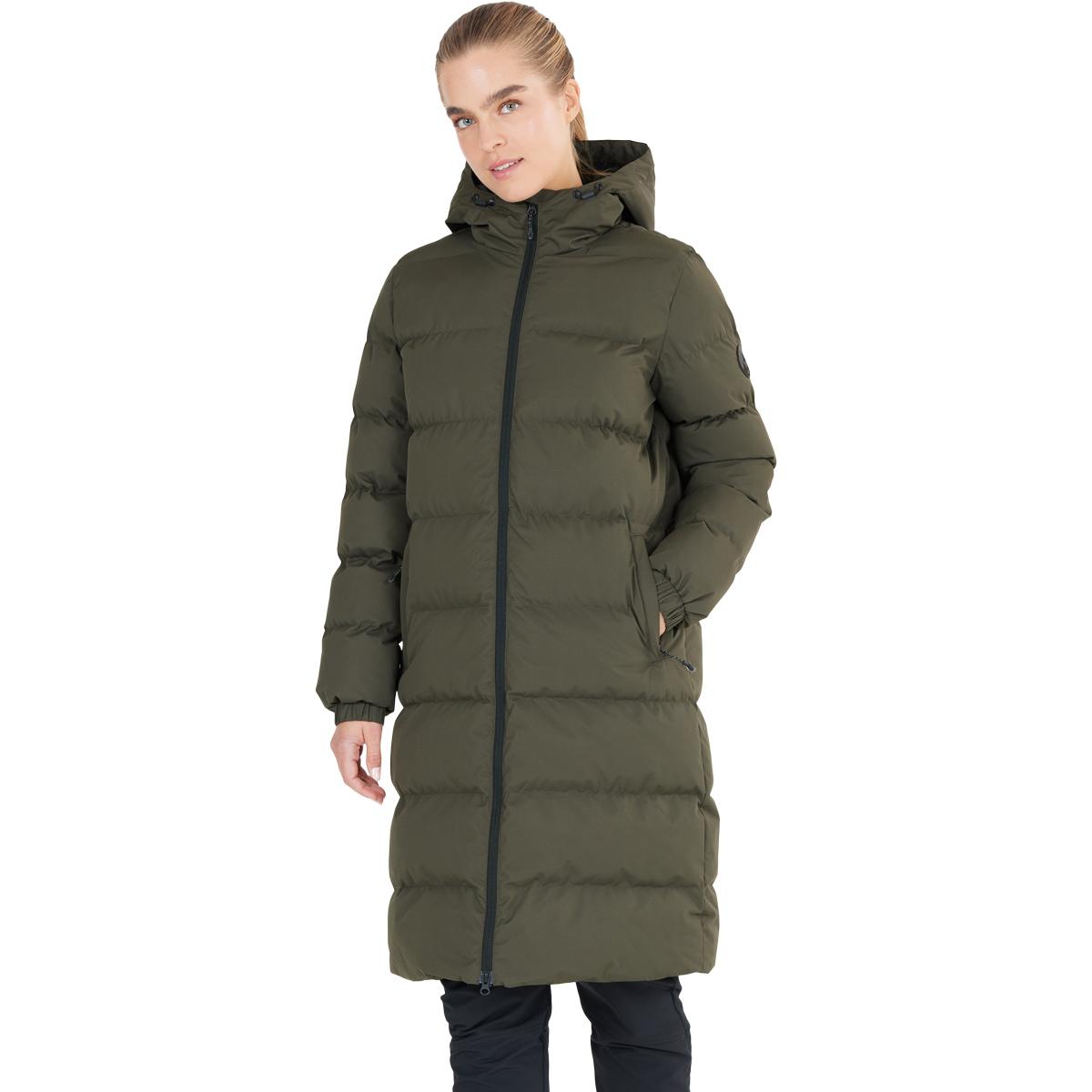 Whistler Abella Padded Parka Vinterjakke Dame Black Ink