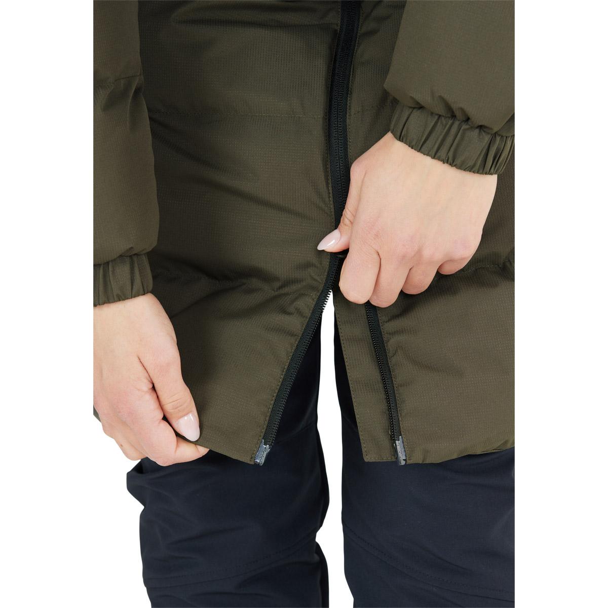 Whistler Abella Padded Parka Vinterjakke Dame Black Ink